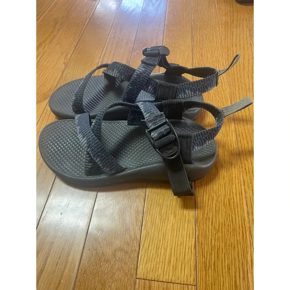 Chaco Kids Z1 Ecotread Sport Sandals Blue Black Strappy Size 2